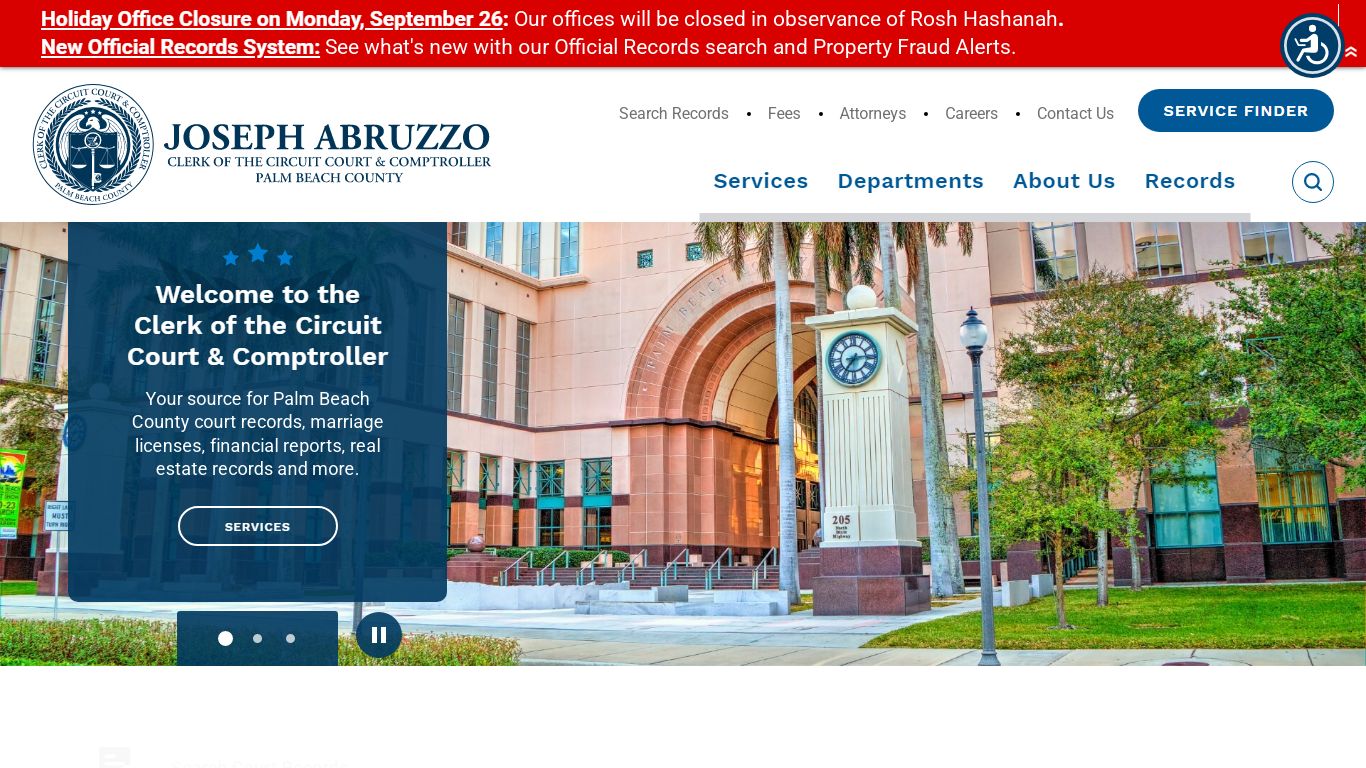 Clerk of the Circuit Court & Comptroller, Palm Beach County Employee ...